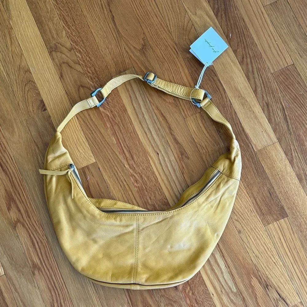 Free People Idle Hands Sling yellow mustard, color - Picture 5 of 10